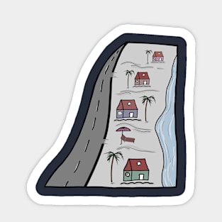 asian village Sticker